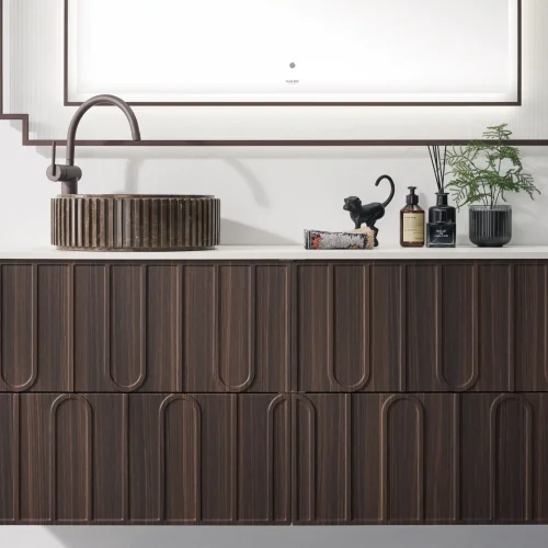 COMO 150 i NOVA_Valnøtt_TIBERIO Brun_ARCO Bronse_ASSISI Speil Bronse_1
